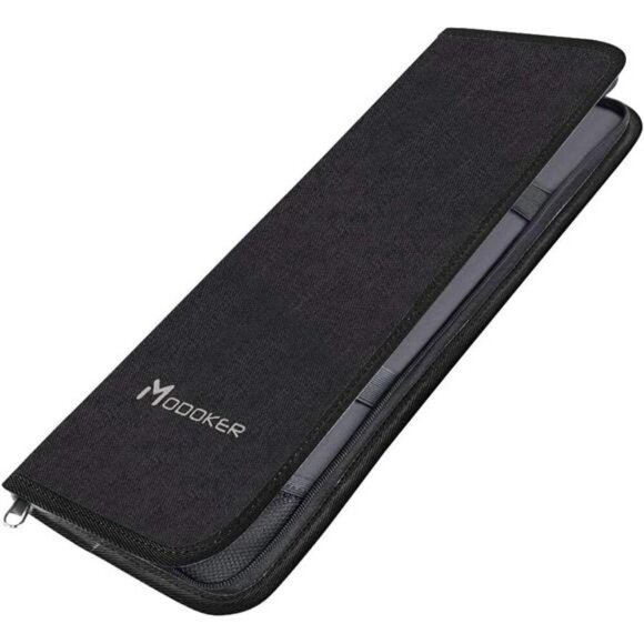 Modoker Tie Case Travel Necktie Organizer Storage Bag Cufflinks Suit Accessory
